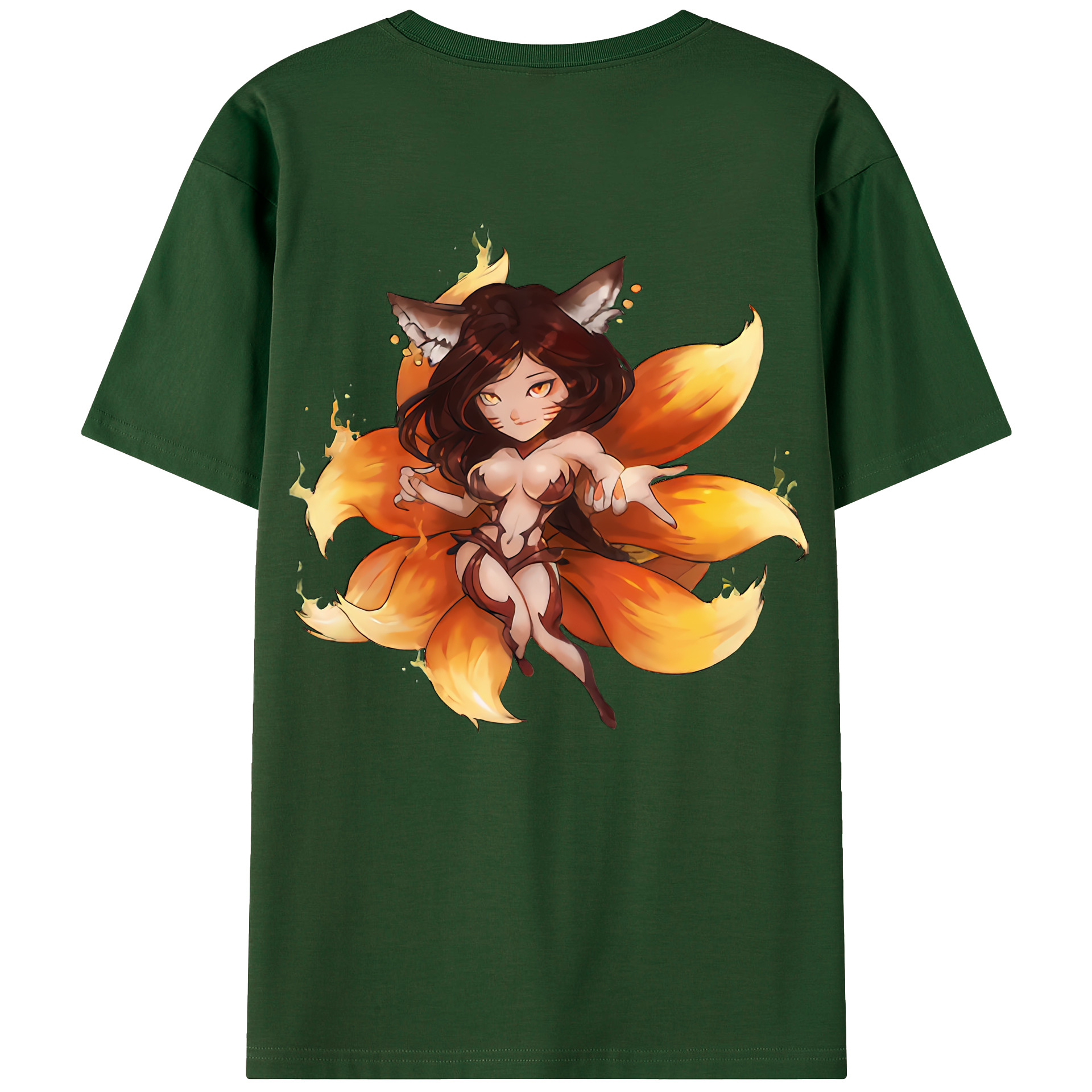 リーグ・オブ・レジェンド League of Legends LOL 綿100％半袖Tシャツ（背面プリント）